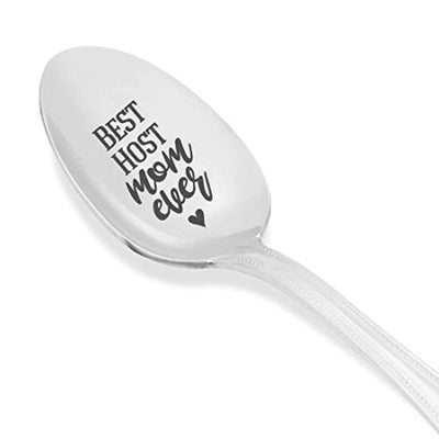 Best Host Mom Ever Spoon Christmas Grammy Gifts Best Mom Gifts - BOSTON CREATIVE COMPANY