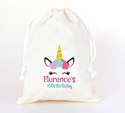 Unicorn| Favor Bags| Kids Birthday Custom Party Bags |Party favors for kids. - BOSTON CREATIVE COMPANY