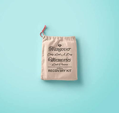 Hangover kit - Recovery Kit Favor Bags - Wedding Party - Favor Bags - Hangover - Only Last a Day Memories Last Forever - First Aid Kit Bag - Wedding Hangover Kit - Hangover Bags - Recovery kit - BOSTON CREATIVE COMPANY