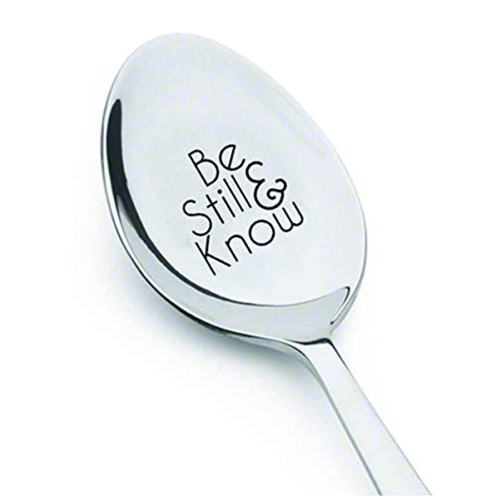 Christian Faith Quotes Engraved Spoon Gift - BOSTON CREATIVE COMPANY