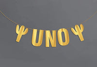 Uno Cactus Banner For Uno Birthday Party Decorations Theme-Fiesta First Birthday Party Supplies For Boy or Girl-uno High Chair Banner Party Favors-1st Cinco De Mayo Party Party Backdrop - BOSTON CREATIVE COMPANY