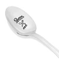 Spoon Me Engrave Spoon Gift For Boyfriend/Girlfriend | Romantic Gift For Wedding/Engagement | First Anniversary Couple Gift | Husband Wife Gift | Teenage Gift For Boy Girl | Newly Wed Gift - BOSTON CREATIVE COMPANY