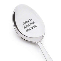 Dream Believe Achieve Inspirational Engraved Spoon Gift For Teens - BOSTON CREATIVE COMPANY