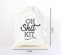 Bachelorette Party | Oh Shit Kit Customized Favor Bag - BOSTON CREATIVE COMPANY