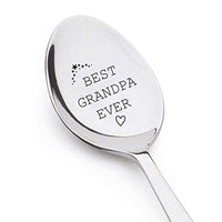 Grandpa Spoon - Stainless Steel - Funny gifts - Best Selling Items - Grandpa gifts - Pregnancy Reveal to Grandparents - spoon#SP_076 - BOSTON CREATIVE COMPANY