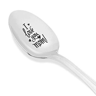 I Love You Mom Engraved Spoon - BOSTON CREATIVE COMPANY