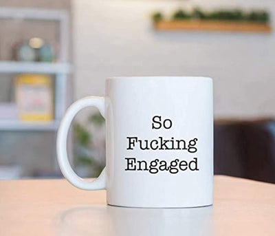 Engagement Mug Gift For Couple, Friends - BOSTON CREATIVE COMPANY