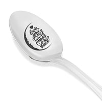 Love You To The Moon And Back Engraved Spoon Gift For Lovers - BOSTON CREATIVE COMPANY