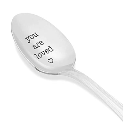 You Are Loved Tea Coffee Table Dessert Spoon-Valentines Day Gift from Him or Her - BOSTON CREATIVE COMPANY