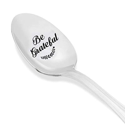 Be Grateful Engraved Spoon Gift - BOSTON CREATIVE COMPANY