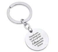 Engraved Keychain Jewelry for Women and Men-Stainless Steel Appreciation Gift - BOSTON CREATIVE COMPANY