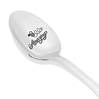 Teenager Birthday Gift Ideas Bee Amazing Engraved Spoon Gift For Boy Or Girl - BOSTON CREATIVE COMPANY