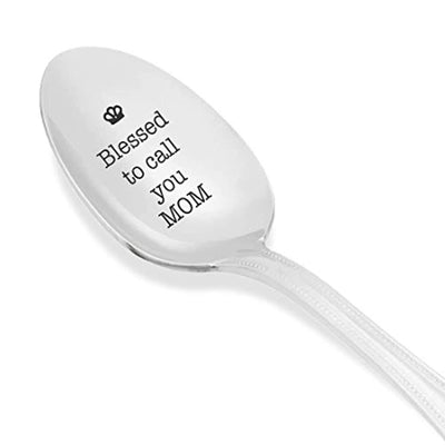 Blessed To Call You Mom Mothers Day Gift For Mom Coffee Spoon Gift For Her Gift For Mom Unique Spoon Gift Ideas Best Moms Gift Vintage Silverware Birthday Gift For Mom - BOSTON CREATIVE COMPANY