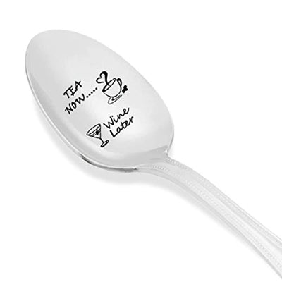 Funny Engraved Spoon Gift For Tea Lovers - BOSTON CREATIVE COMPANY