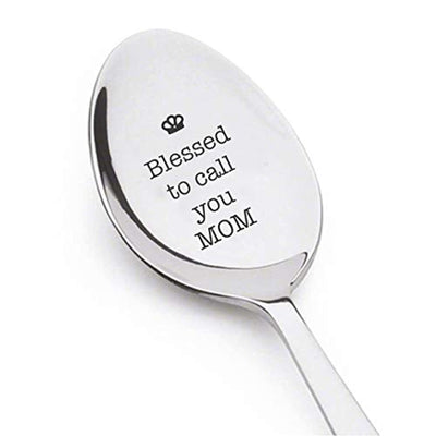 Blessed To Call You Mom Mothers Day Gift For Mom Coffee Spoon Gift For Her Gift For Mom Unique Spoon Gift Ideas Best Moms Gift Vintage Silverware Birthday Gift For Mom - BOSTON CREATIVE COMPANY
