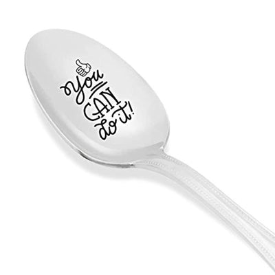 You Can Do It-Inspirational Spoon Gift from Teacher to Students-Motivational Gift for Coworker/Employees - BOSTON CREATIVE COMPANY