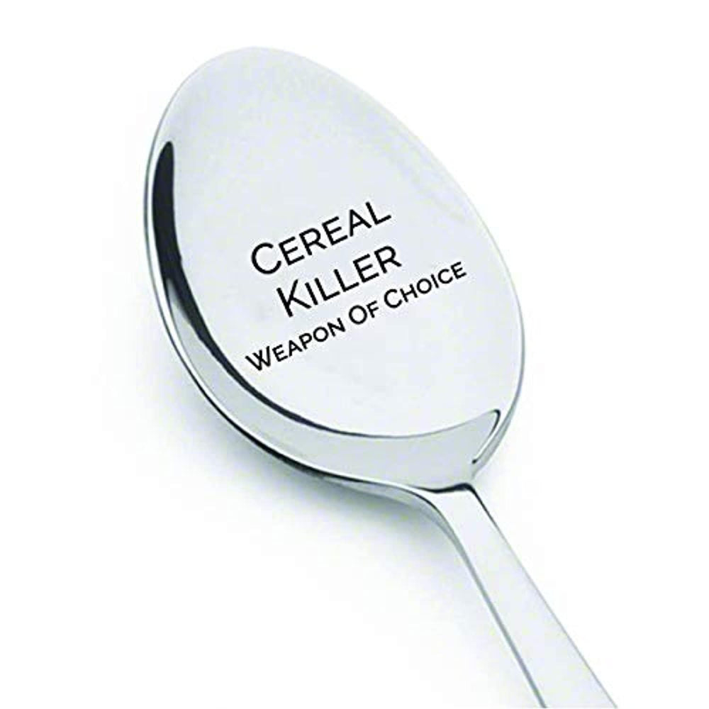 Cereal Killer Engraved Spoon Gift - BOSTON CREATIVE COMPANY