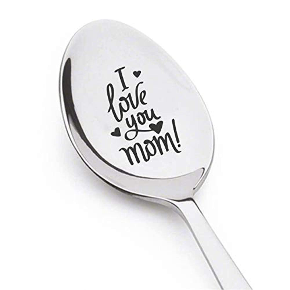 I Love You Mom Engraved Spoon - BOSTON CREATIVE COMPANY