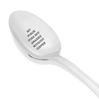 My Force Does Not Awaken Without Coffee Spoon Mom Life Force Be With You Stamped Spoon Geek Gift Strong Coffee Movie - BOSTON CREATIVE COMPANY