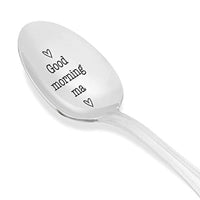 Engraved Stainless Steel Espresso Spoon for Coffee Or Tea Lover - BOSTON CREATIVE COMPANY