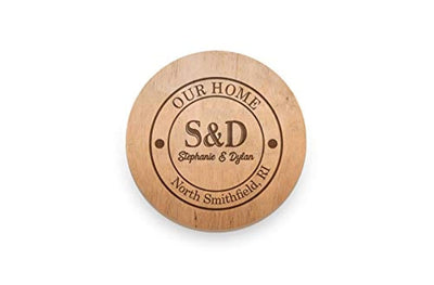 Personalized Wooden Coaster Gift - BOSTON CREATIVE COMPANY