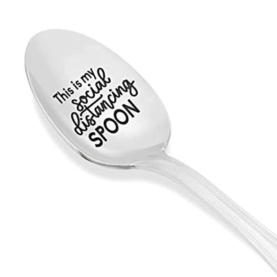 Funny Social Distancing Spoon Gift For Family, Friends, lover - BOSTON CREATIVE COMPANY