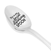 Quarantine gifts -Quarantine gag gift for men women |Social distance Best gift for family friends lover|Thinking of you Spoon gift| Funny adult gift|Stay home gift -This Is My Social Distancing Spoon - BOSTON CREATIVE COMPANY