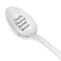 Father's Day Gift Engraved Spoon For Peanut Butter Lovers - Dad's Peanut Butter - BOSTON CREATIVE COMPANY