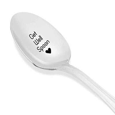 Get Well Soon Engraved Spoon - Recovery Gift for Friends - BOSTON CREATIVE COMPANY