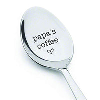 Dessert Spoon-Engraved Unique Father's Day Gift from Son or Daughter - BOSTON CREATIVE COMPANY