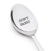 DON'T PANIC Engraved Spoon Birthday Gifts For Teen Girls - BOSTON CREATIVE COMPANY