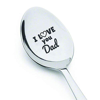 Personalized Engraved Spoon-Daddy Gifts for Birthday/Christmas/Thanksgiving/Easter Basket - BOSTON CREATIVE COMPANY