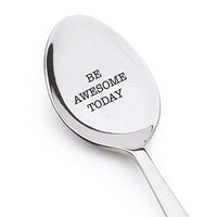 Be Awesome Engraved Spoon Gift For Best Friends - BOSTON CREATIVE COMPANY