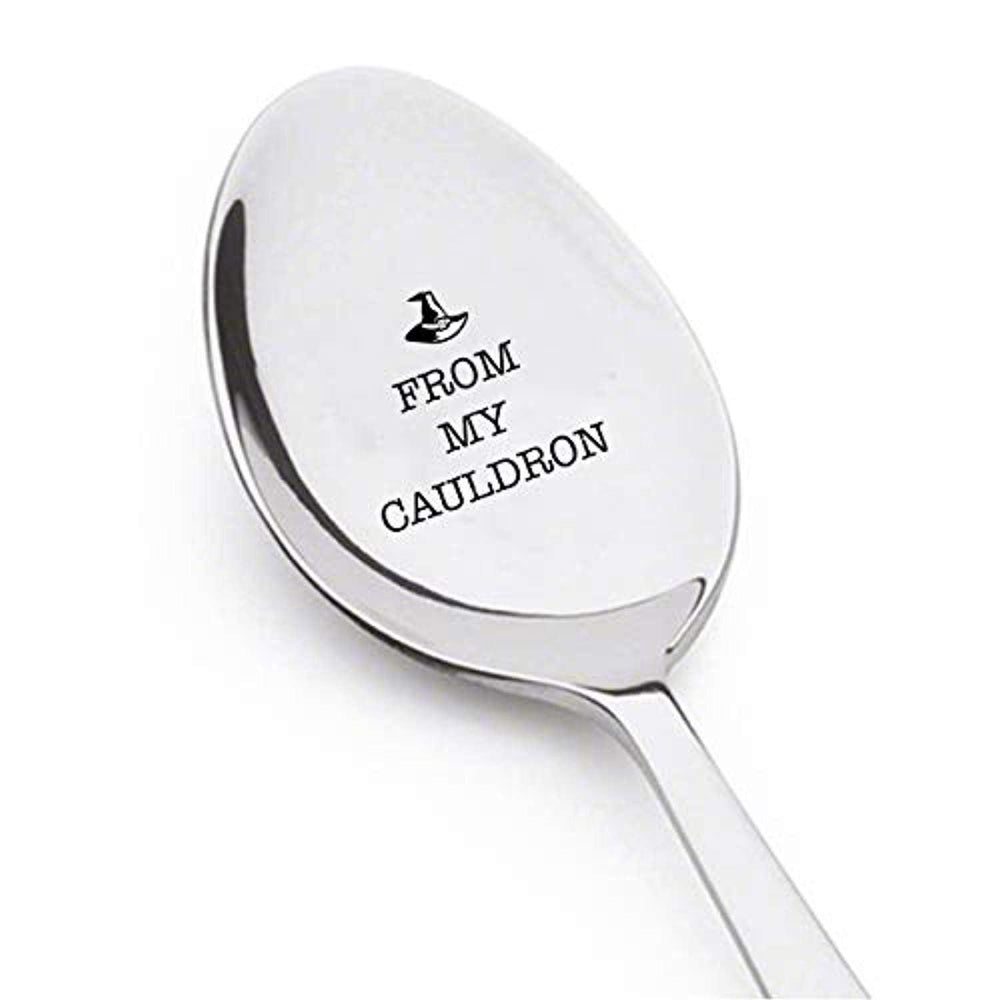 Token Of Love Gift For Best Friends - From My Cauldron Engraved Spoon - BOSTON CREATIVE COMPANY