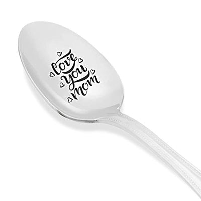 Love You Mom Customized Engraved Spoon Mom Gifts For Birthday/Christmas/Thanksgiving - BOSTON CREATIVE COMPANY