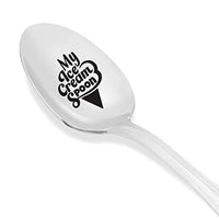 Engraved My Ice Cream Spoon Gifts for Men Women-Unique Stainless Spoon Gift - BOSTON CREATIVE COMPANY