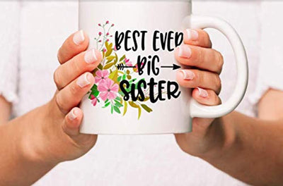 Best Ever Big Sister Coffee Mugs For Sisters - BOSTON CREATIVE COMPANY