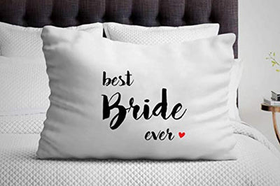 Best Bride Ever Pillow Cover Gift From Groom - BOSTON CREATIVE COMPANY