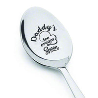 Dads Ice Cream Engraved Spoon Gift For Birthday - BOSTON CREATIVE COMPANY