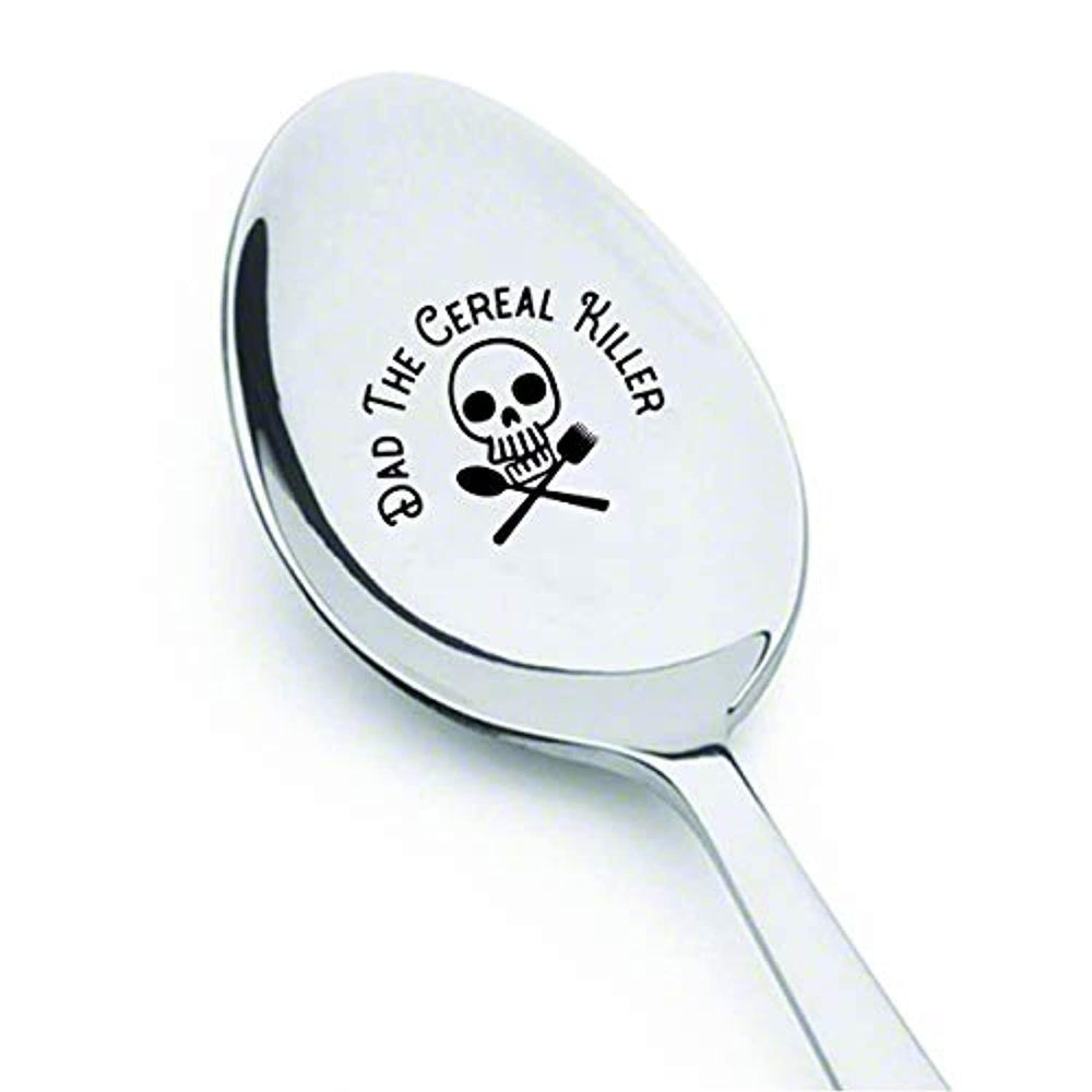 Funny Dad Engraved Spoon Gift From Daughter Son - BOSTON CREATIVE COMPANY