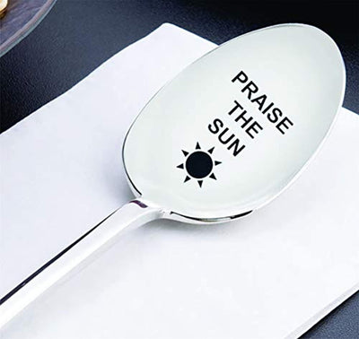 Engraved Coffee Spoon Gift - Praise The Sun- Coffee Lovers - Inspirational Quote - Novelty Gift - BOSTON CREATIVE COMPANY