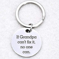 Father's Day Gift for Grandpa-Stainless Keychain Birthday Gifts for Him - BOSTON CREATIVE COMPANY