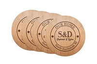 Personalized Wooden Coaster Gift - BOSTON CREATIVE COMPANY