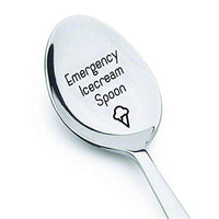 Funny Engraved Spoon Gift For Ice Cream Lover - BOSTON CREATIVE COMPANY