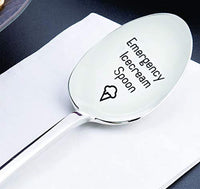 Funny Engraved Spoon Gift For Ice Cream Lover - BOSTON CREATIVE COMPANY