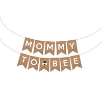 Mommy to Be Banner Bumble Bee Theme Boy Girl Baby Shower Party Decoration Supply Bumble Bee Baby Shower Banner Gender Reveal Party Decorations mama to be - BOSTON CREATIVE COMPANY