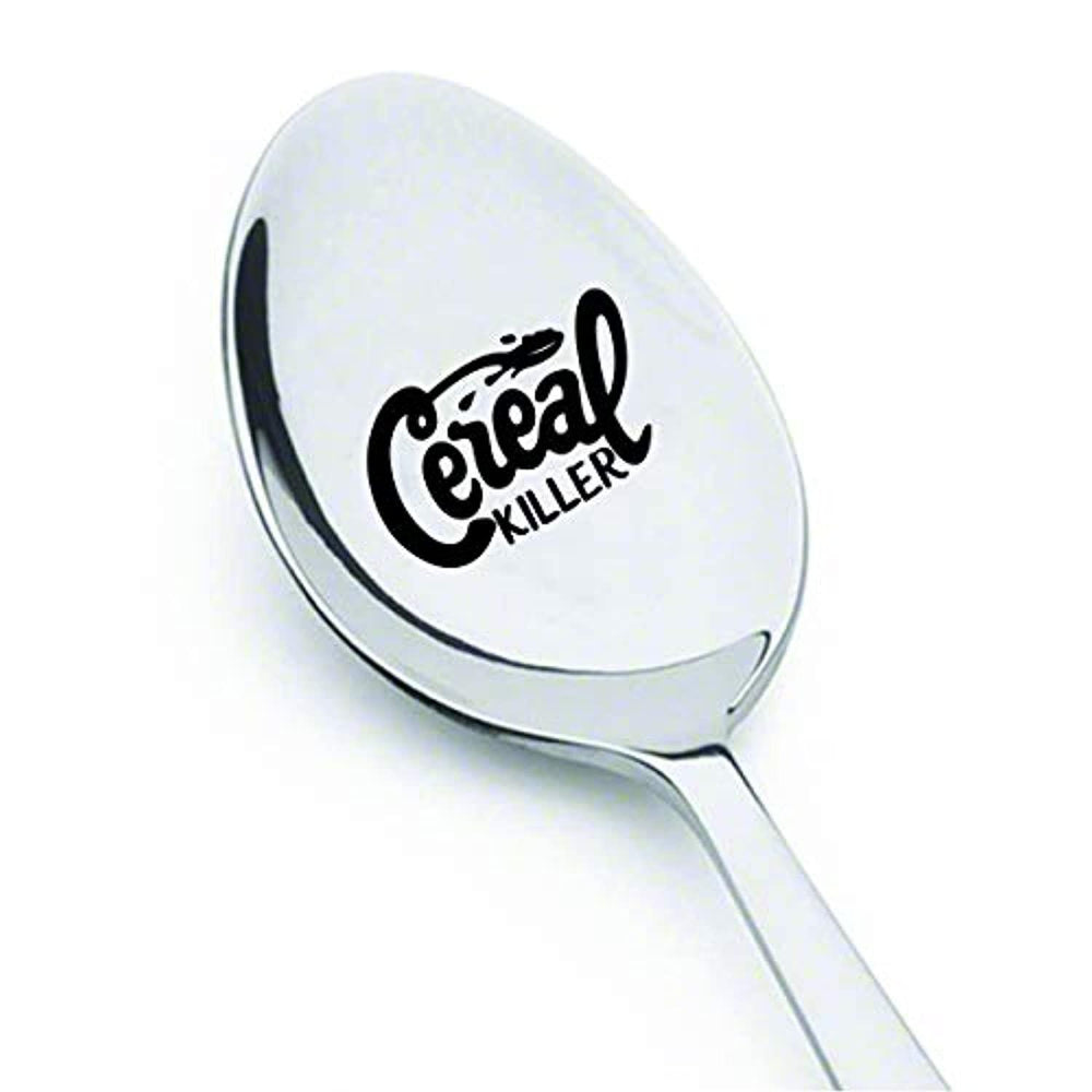 Stocking Stuffers Cereal Lover Spoon for Teens-Funny Cereal Killer Christmas Gift for Him - BOSTON CREATIVE COMPANY