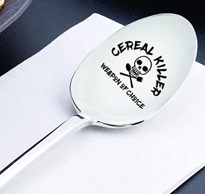 Cereal Killer Weapon of Choice Spoon Gifts for Kids Men Women - BOSTON CREATIVE COMPANY