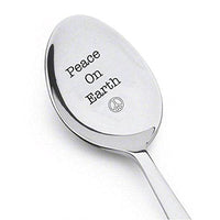 Peace on earth spoon - Unique Gift - Best Selling Item - Gift for Her - Mom & Dad and Office Parties - Hostess gift - Congrats gift - BOSTON CREATIVE COMPANY