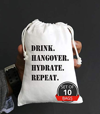 Funny Bachelorette Party Favor Bag - Hangover Survival kit - BOSTON CREATIVE COMPANY